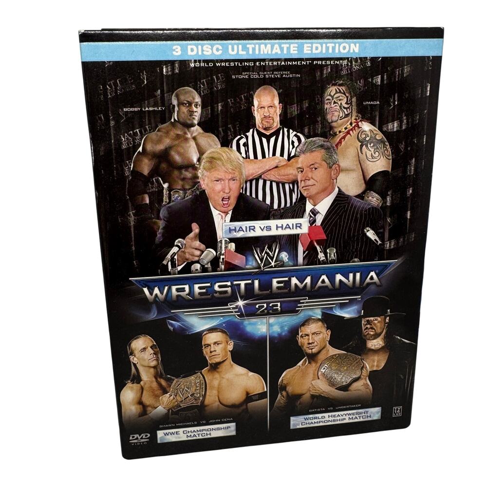 WWE WrestleMania 23 DVD 3-Disc Ultimate Ed Benoit Battle of Billionaires Trump